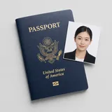 United States Passport photo example
