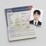 United States Visa photo example