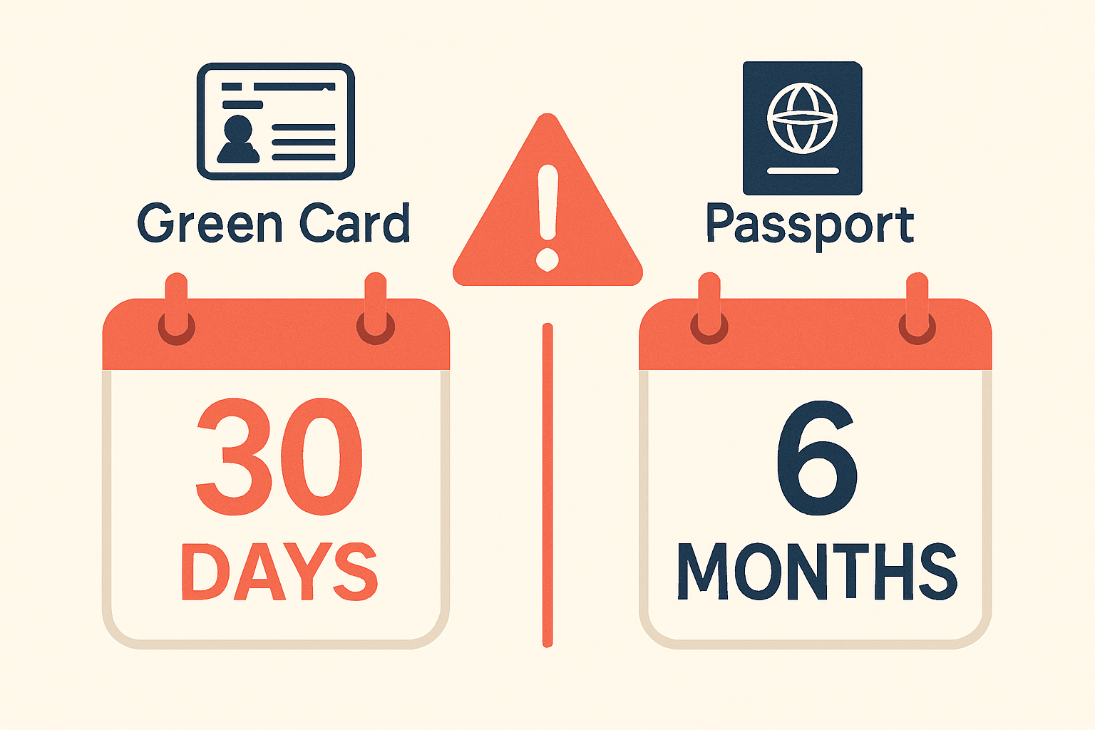 绿卡照片30天 vs 护照照片6个月时效对比